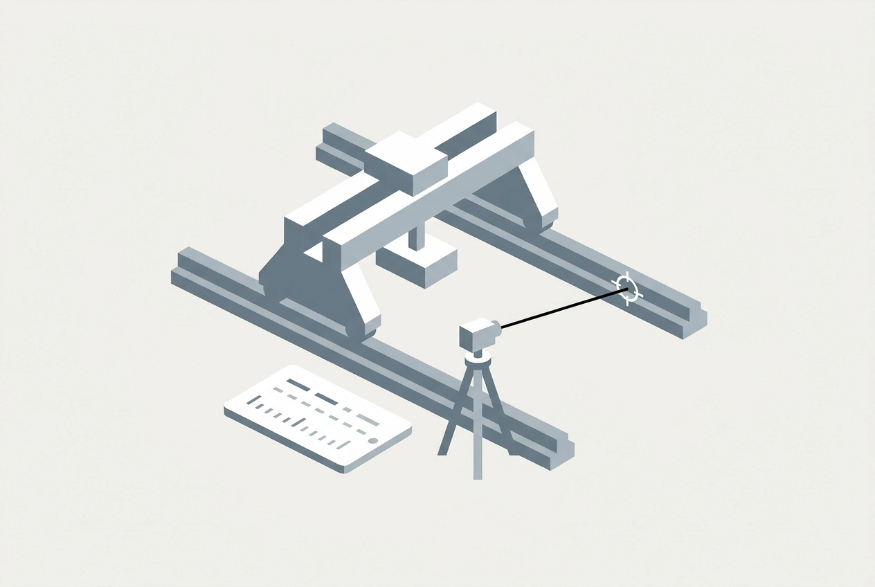 Geometria torowisk podsuwniczych: parametry, pomiary 3D i rektyfikacja krok po kroku Geometria torowisk podsuwniczych: parametry, pomiary 3D i rektyfikacja krok po kroku